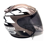 ** Free Tinted Visor ** Shoei J-Force 2 JF2 V8  Yamaha Factory Helmet Topi ( Grey / Kelabu )