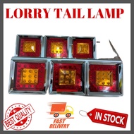 24V LORRY TRUCK TAIL LAMP LED REAR STOP SIGNAL LIGHT LORI LAMPU BELAKANG