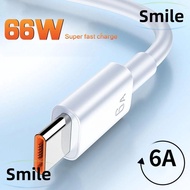 SMILE Super Fast Charging USB Type C 6A Charger Cable