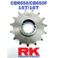 RK Japan Front Sprocket Honda CBR650F / CB650F 15T Premium Sprocket Depan CBR CBR650 CB650 RA 525