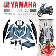 YAMAHA Y15ZR V2 (MDNCM1) BLUE MATTE BIRU Cover Set Body With Stripe 100% HLY ( B17-F0000-A0-P3 / P4 