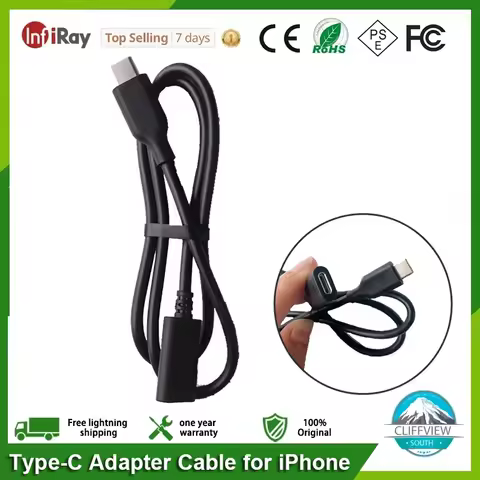 InfiRay iOS USB Type-C Adapter Cable for iPhone 15 16 Type C Version, work with InfiRay P2 PRO T2S P