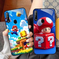 NC-88 Super Mario Game Glass Case For OPPO A31 A32 A53 A53S A33 Realme 7i C17