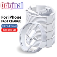 Original 30W Fast Charging For iPhone 13 12 11 14 Pro Max USB C Lightning Cable X XR XS MAX 7 8 14 Plus 12 13 mini Charger cable