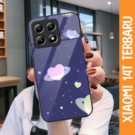 Latest Xiaomi 14T Glass Softcase Camera Protective Mobile Casing Protect [LL40] Xiaomi 14T HP Casing