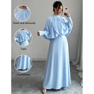 KEMEJA Asher Women's Shirt One Set Dress Size XS-7XL By Outfit Eid