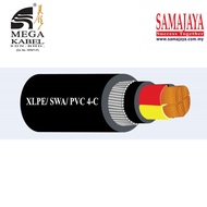 Mega Kabel 4 Core x 10mm To 25mm Xlpe / Swa / Pvc Armoured Cable Copper Conductor (Per Metre)