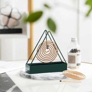 WOMLEX Tempat Obat Nyamuk Bakar Iron Mosquito Coil Holder Fireproof Triangle - CH14