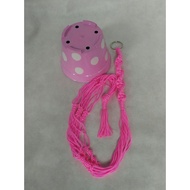 [200 gram] TURUN HARGA!! POT POLKA SET (POT + GANTUNGAN)