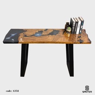 A358. Chengal Emas Solid Wood Console Table (Galaxy Iceberg)