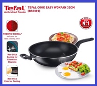 🔥VIRAL ITEM🔥 Perimum TEFAL Kuali Tidak Melekat Berkualiti / Tefal Cook Easy 32cm Non Stick Wok Pan