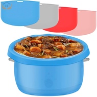 2Pcs Slow Cooker Liners Silicone Crock Pot Divider Reusable Safe Silicone Cooking Bags Fit 6-8 Quart