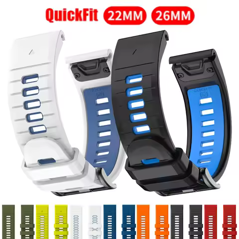 QuickFit Sports Breathable Band For Garmin Fenix 8 7X Pro 51mm 47mm Tactix 8 7 Pro Forerunner 970 Ep