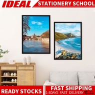 A4/A3 Magnetic Sign Holder Wall Mount Self-Adhesive Picture Poster Display Frames for Office