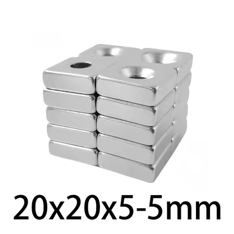 20x20x5-5mm Powerful Magnets 20*20*5-5 Strong Block Magnets For Fridge, DIY, Building, Scientific, C