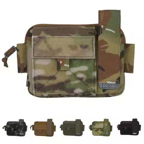 Tactical Super Admin Pouch MOLLE Compatible Tactical Pouch Admin Gear Storage, Heavy Duty Outdoor Po
