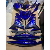 Spare Parts & Motorcycle Accessories | Y15 Coverset Y15zr Stripe Chrome Carbon Blue Y15
