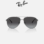 Ray-Ban แว่นกันแดดแบบ Aviator สายทอง กรอบโลหะ แว่นตาสีเขียว