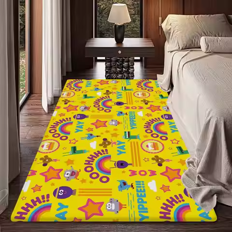 Cartoon Hey-D-Duggee Bathroom Mat Kids Room Bedroom Decoration Balcony Anti-Slip Doormat Living Room
