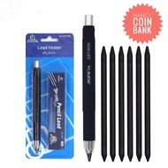 Writing Pencil 2b 4b Size 5.6 Mm. (1 Plastic Stick + 6 Lead Sticks) Available Separately For Refills