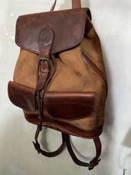 美國製 Timberland 全牛皮 全真皮 女裝 小背包 小背囊 小書包 backpack