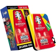 Topps Official Euro 2024 Match Attax - Booster Tin - Raw Talent - contains 28 EURO 2024 Match Attax 