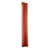 Sheer Curtains Window Sheer Voile Curtain Panels Valances Door Window Curtain 200cm x 120cm (Red)