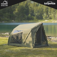 [Official Store] Coody Yustona Army Green Inflatable Air Tent Family Camping Glamping Outdoor