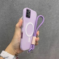 For Samsung Galaxy A03 A13 LIE M13 A23 A33 A53 A73 A04E M04 F04 4G 5G Phone Case Magnetic Case Solid