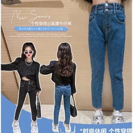 Girls Jeans 5-15 Years/trendy Children's Jeans/pants girls distin tive high cool/premium Children's 