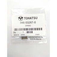 Tohatsu/Mercury Japan Carburetor Stop Screw Spring 5hp 8hp 9.8hp 9.9hp 25hp 30hp 2stroke 346-03267-0