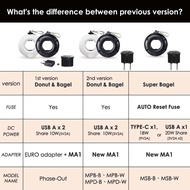 MOGICS Super Bagel Universal Travel Adapter หัวแปลงปลั๊กไฟ ต่างประเทศ ปลั๊กแปลงไฟ ปลั๊กแปลงขา อแดปเต