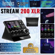 Hercules DJ Stream 200 XLR, Pro Audio Mixer for Advanced Content Creators, Streaming &amp; Gaming, XLR Mic Pre-Amp / 200 XLR