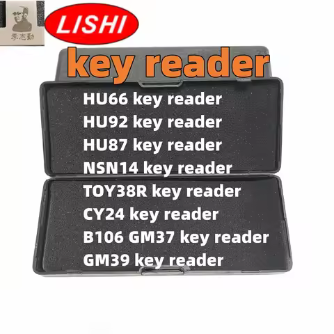 Lishi key reader not 2in1 Tools HU66 HU92 HU87 NSN14 TOY38R CY24 B106 GM37 GM39 YH35R FO38 HY17 SZ14
