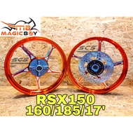 RSX150 Sport Rim Magic Boy ES 511 160/185/17' FORGED SPORT RIM FG511 Honda RSX 150 ABS Disc Winner A