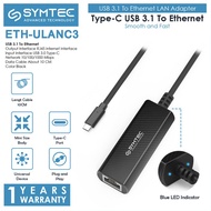 SYMTEC Type-c USB 3.1 To Ethernet LAN Adapter Gigabit - ETH-ULANC3