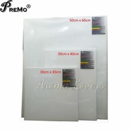 Plain Square Rectangle Canvas 280gsm Kanvas