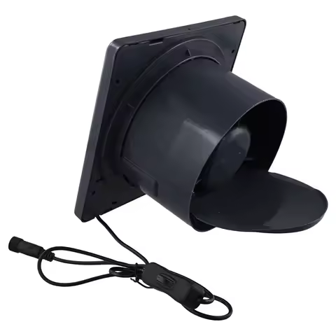 4/6/8-inch 12V With Range Hood, Suitable For Window And Wall Fans, Energy-saving DC Solar Exhaust Fa