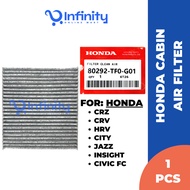 HONDA Carbon Cabin Air Filter For Honda City/ Crv/ Hrv/ Crz/ Jazz/ Insight/ Civic Fc (80292-TF0-G01)