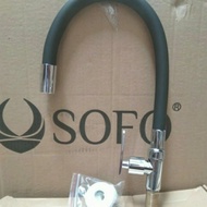 Sedia KERAN CUCI PIRING FLEKSIBEL MODEL WASSER TOTO ONDA HITAM/KRAN SINK