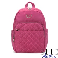 [ELLE Active]] Life Mark Series-Backpack-Pink