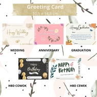 SM Greeting Card/ Greeting Card/ Gift Card Wedding Anniversary Birthday Congratulations Graduation C