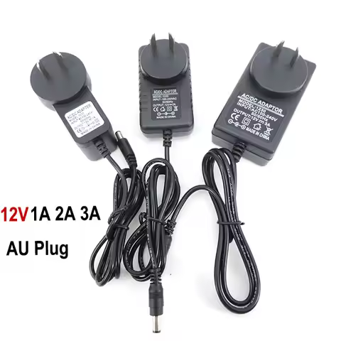 AC 220V to DC 12V 1A 2A 3A AU NZ Plug Transformer Australia 2000 3000ma Power Supply Charger Adapter