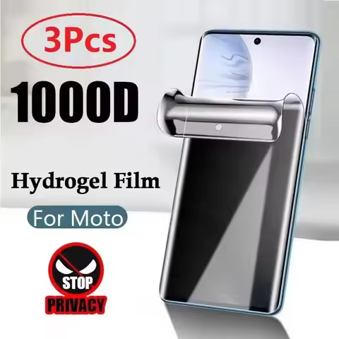 3Pcs Privacy Hydrogel Film For Motorola Moto G Stylus 2022 Play Power G82 G71 G62 G51 G50 G41 G31 G3