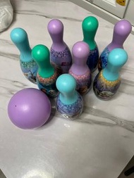 冰雪奇緣 保齡球玩具～$60