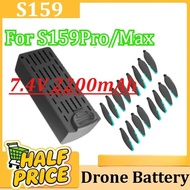S159 GPS Drone Battery Lithium Battery 7.4V 2200mAh for S159Pro/Max Drone Spare Accessories Parts