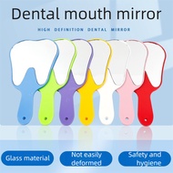 5pcs Dental Mirror Oral Dental Mirror Flat Mirror Handheld Mirror