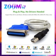 USB TO PRINTER PARALLEL PORT IEEE 1284 36PIN CABLE LPT