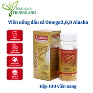 Alaska DEEP SEA FISH OIL OMEGA-3,6,9. Support To Reduce CHOLESTEROL In Blood, Brighten Eyes - 100 O Bottle