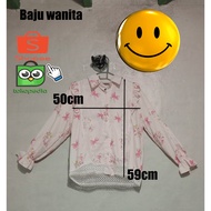 Himeka Vintage Nancy Blouse Pink Floral Unique